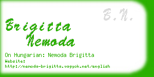brigitta nemoda business card